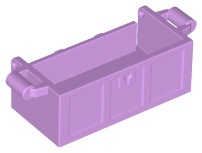 4738a-157 Kist zonder deksel lavender, midden NIEUW *5K000