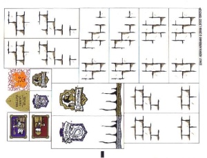 4842stk01 STICKER 4842 Harry Potter- Hogwarts Casle (4th edition) NIEUW *0S0000