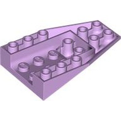 4856b-154 Wig OMGEKEERD 6x4 met connectie tussen 4 noppen lavender, licht NIEUW *