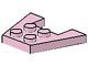 4859-23G Wigplaat 3x4 (L+R toelopend) roze (klassiek) gebruikt *