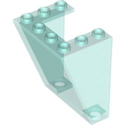 4872-15G Ruit 3x4x4 omgekeerd (hoog) transparant lichtblauw gebruikt *1C012