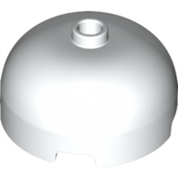 49308-1 Steen, 3x2x1 2/3 dome wit NIEUW *5C067