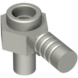 50018c-95 Wapen met nop achterkant zilver, mat NIEUW *0L0000