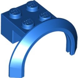 50745-7 Spatbord/sierboog 4 x 2 1/2 x 2 (HOGE boog) blauw NIEUW *0B002