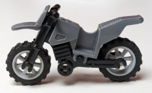 50860c11-85 Motorfiets met zwarte onderkant en lichtgrijze wielen grijs, donker (blauwachtig) NIEUW *5D0000