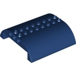 54095-63 Dakpan gebogen 8x8x2 (vliegtuig) blauw, donker NIEUW *