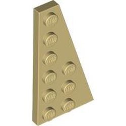 54383-2 Wig plaat 6x3 rechts crème NIEUW *5A005