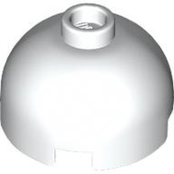 553-1 Steen, 2x2x1 dome TOP wit NIEUW *1B080