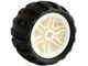 56145c04-11 Wiel 30x20mm met band 43,2x26mm balloon klein zwart NIEUW *5W000 - Img 2