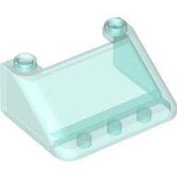 57783-15G Autoruit 3x4x1 1/3 groot glasoppervlak transparant lichtblauw gebruikt *1C003