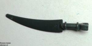 59229-85 Zwaardmes met clip grijs, donker (blauwachtig) NIEUW *0L0000