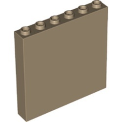 59349-69 Paneel 1x6x5 (zijkanten) crème,donker NIEUW *5D0000