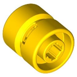 6014b-3 Wiel 11x12mm asgat (velg zonder band) geel NIEUW *5W000