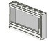 604c01-1G Raam 1x6x3 Panorama- KLASSIEK met glas wit gebruikt *1C033