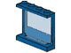 6156-7G Paneel 1x4x3 met glas blauw gebruikt *1F019