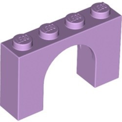 6182-154 Steen, boog 1x4x2 hoog lavender, licht NIEUW *1B385