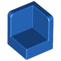 6231-7 Hoekpaneel 1x1x1 blauw NIEUW *1B016