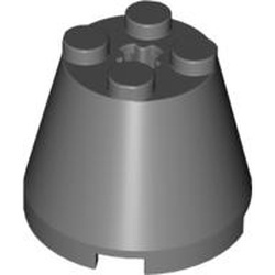 6233-85 Kegel 3x3x2 grijs, donker (blauwachtig) NIEUW *1L088