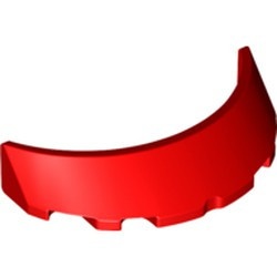 62360-5 Autoruit 3x6x1 gebogen rood NIEUW *5D0000