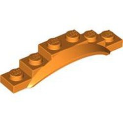 62361-4 Spatbord 6x1 1/2x1 met boog oranje NIEUW *0B006