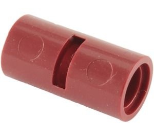 62462-59 Technic, Pin koppelaar Rond met inkeping rood, donker NIEUW *1A072