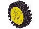 6248c01-3 Wiel Freestyle, met Black Tire Offset Tread (6248 / 3483) geel NIEUW *5W000