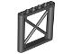 64448-11 Steun 1x6x5 vakwerk zwart NIEUW *2B071
