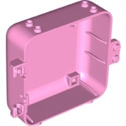 64454-104 Box 3x8x6 2/3 halve (achterkant) (PAKKETPOST) roze, helder NIEUW *5K000