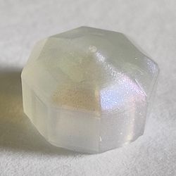 65092-228 Rots 1x1 juweel transparant satijn NIEUW *3D0000
