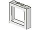 6556-1G Trein, raam 1x4x3 met gesloten noppen L+R wit gebruikt *1C039 - Img 2