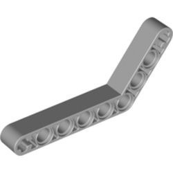 6629-86 Technic, Hefbalk 1x9 gebogen (6x4) dik grijs, licht (blauwachtig) NIEUW *1D000