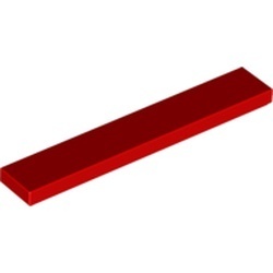 6636-5 Tegel 1x6 rood NIEUW *1B114
