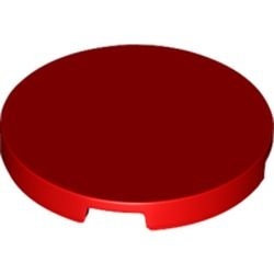 67095-5 Tegel rond 3x3 rood NIEUW *