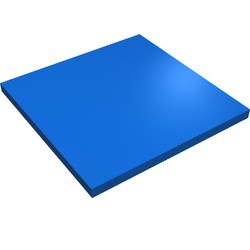 6881-7 Tegel 6x6 met 1 nopgat onder blauw NIEUW *5A066