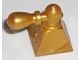 6932a-115 Parfumflesje piramide-vorm goud, parel NIEUW *0B0000