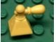 6932a-3 Parfumflesje piramide-vorm geel NIEUW *0B0000