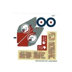 7307stk01 STICKER7307 Flying Mummy Attack NIEUW *0S0000