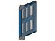 73312-7G Deur 1x4x5 met 6 raampjes blauw gebruikt *1C032