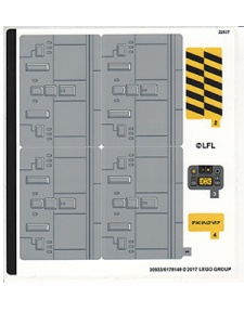 75172stk01a STICKER 75172 Y-Wing Starfighter NIEUW *0S0000