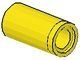 75535-3G Technic, Pin koppelaar Rond GEEN inkeping geel gebruikt *1A071