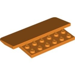 75539-4 Dakpan 15 graden 5x8x2/3 met 12 noppen oranje NIEUW *1L190