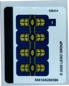 76141stk01 STICKER 76141 Batcave Clayface Invasion NIEUW *0S0000