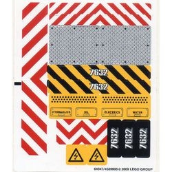 7632stk01 STICKER 7632 Kraan NIEUW *0S0000
