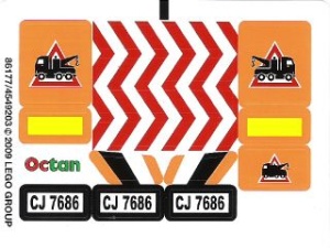 7686stk01 STICKER Helicoptertransport NIEUW *0S0000
