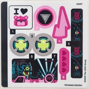77078stk01 STICKER 77078 Mecha Team Leader NIEUW *0S0000