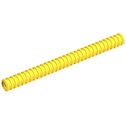 78c10-3G Slang geribbeld lengte 10 noppen geel gebruikt *5D0000