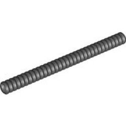 78c11-11G Slang geribbeld lengte 11 noppen zwart gebruikt *5D0000