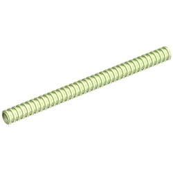 78c12-70G Slang geribbeld lengte 12 noppen groen, metallic gebruikt *5D0000