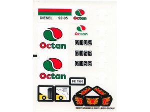 7993stk01 STICKER 7993 Service Station NIEUW *0S0000