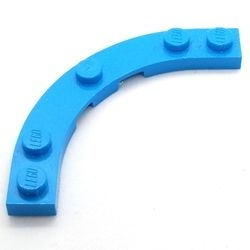 80015-153 Platte plaat rond 5x5 macaroni blauw, donkerazuur NIEUW *5D0000